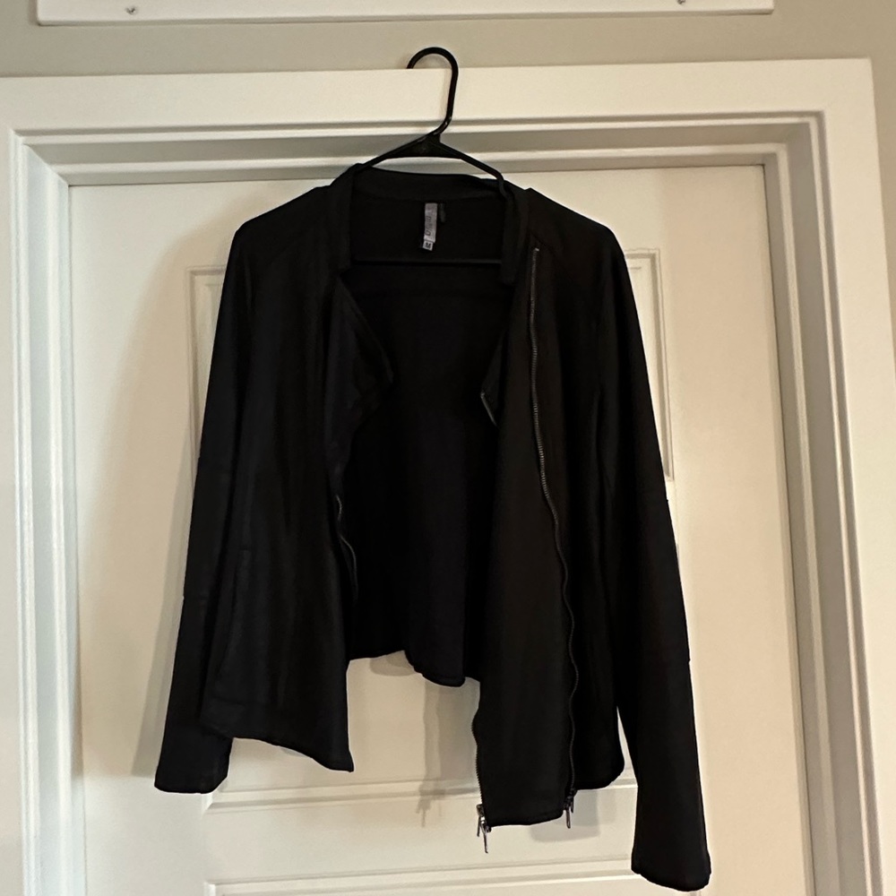 David faux suede jacket